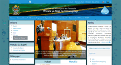 Desktop Screenshot of maji.go.tz